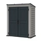 Градинска барака DuraMax YardMate Plus Pent Gray - винил с подсилена метална конструкция, 171 x 92 x 202 cm