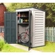 Градинска барака DuraMax YardMate Plus Pent Gray - винил с подсилена метална конструкция, 171 x 92 x 202 cm