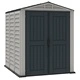 Градинска барака DuraMax YardMate Plus Pent Gray - винил с подсилена метална конструкция, 171 x 171 x 210 cm