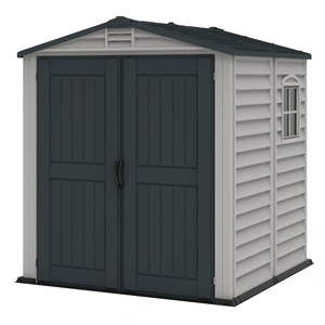 Градинска барака DuraMax StoreMate Plus - винил с подсилена метална конструкция, 191 x 191 x 213 cm
