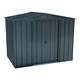 Градинска барака DuraMax TOP Shed 8 x 6, Anthracite RAL7016 - поцинкована стомана с подсилена метална конструкция - 261.6 x 183 x 204.5 cm