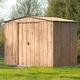 Градинска барака DuraMax TOP Shed 8 x 6, Woodgrain/Brown - поцинкована стомана с подсилена метална конструкция - 261.6 x 183 x 204.5 cm Градинска барака DuraMax TOP Shed 8 x 6, Woodgrain/Brown - поцинкована стомана с подсилена метална конструкция - 261.6 x 183 x 204.5 cm