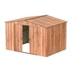 Градинска барака DuraMax TOP Shed 10 x 8, Woodgrain/Brown - поцинкована стомана с подсилена метална конструкция - 321.8 x 243.3 x 209.3 cm