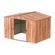 Градинска барака DuraMax TOP Shed 10 x 8, Woodgrain/Brown - поцинкована стомана с подсилена метална конструкция - 321.8 x 243.3 x 209.3 cm