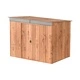 Градинска барака DuraMax TOP Shed Pent Roof 8 x 6 Skylight, Woodgrain/Brown - поцинкована стомана с подсилена метална конструкция - 263.5 x 184.3 x 201.8 cm