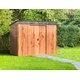 Градинска барака DuraMax TOP Shed Pent Roof 8 x 6 Skylight, Woodgrain/Brown - поцинкована стомана с подсилена метална конструкция - 263.5 x 184.3 x 201.8 cm