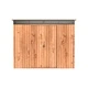 Градинска барака DuraMax TOP Shed Pent Roof 8 x 6 Skylight, Woodgrain/Brown - поцинкована стомана с подсилена метална конструкция - 263.5 x 184.3 x 201.8 cm