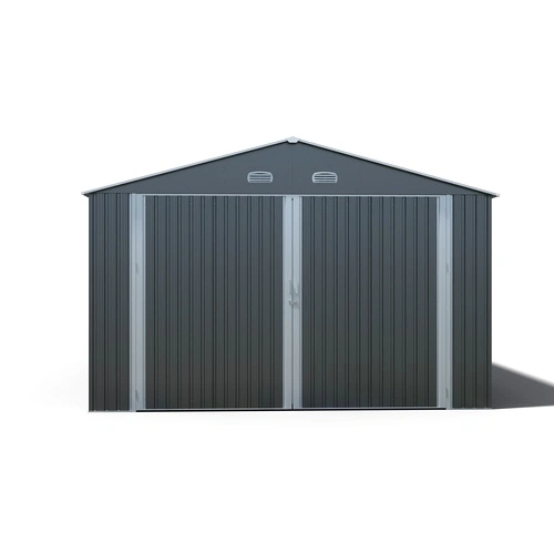 Метален гараж Титан - антрацит и бяло ➤ топ цена ➤ sorbe.bg