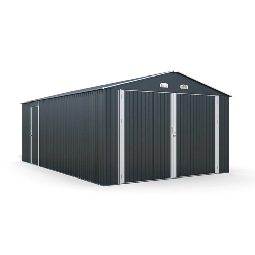 Метален гараж Титан - антрацит и бяло ➤ топ цена ➤ sorbe.bg