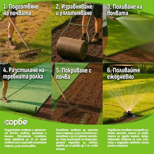 Ролка със семена за многогодишни диви цветя 5м2 ➤ топ цена ➤ sorbe.bg