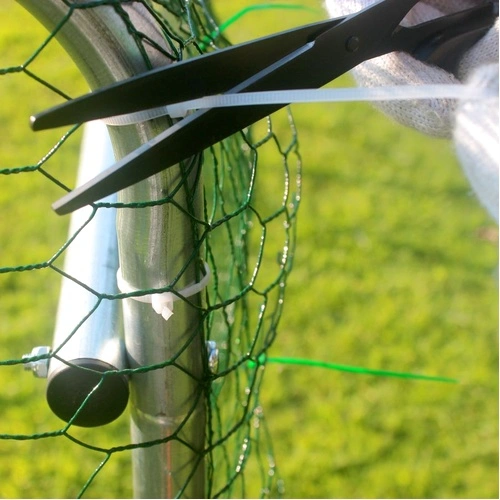 Кокошарник - Външна клетка за 10-15 пилета - пилчарник (птичарник) с покрив и врата, сребрист, поцинкована стомана - 2x3x2м ➤ топ цена ➤ sorbe.bg