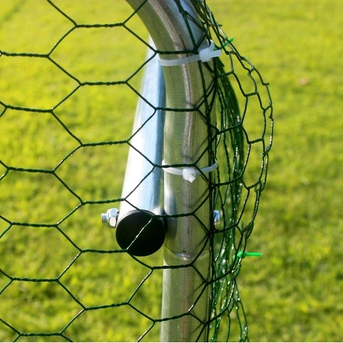 Кокошарник - Външна клетка за 45-60 пилета - пилчарник (птичарник) с покрив и врата, сребрист, поцинкована стомана - 8x3x2м ➤ топ цена ➤ sorbe.bg