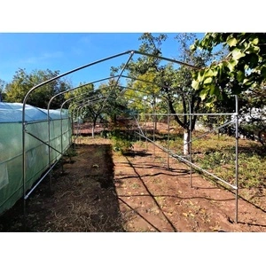 Метална конструкция за оранжерия Tunnel Pro System 3 - 18 кв.м. с една врата (6x3x2m)