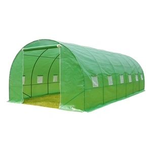 Оранжерия Tunnel Pro с 2 врати 6х4х2.25м с армиран найлон (24 кв.м.)