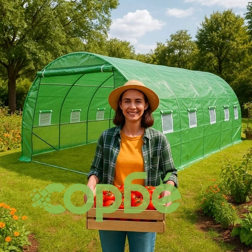 Оранжерия Tunnel Pro с 2 врати 6х4х2.25м с армиран найлон (24 кв.м.) на топ цена от sorbe.bg Оранжерия Tunnel Pro с 2 врати 6х4х2.25м с армиран найлон (24 кв.м.) ➤ топ цена ➤ sorbe.bg