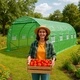 Оранжерия Tunnel Pro с 2 врати 6х4х2.25м с армиран найлон (24 кв.м.) Оранжерия Tunnel Pro с 2 врати 6х4х2.25м с армиран найлон (24 кв.м.)