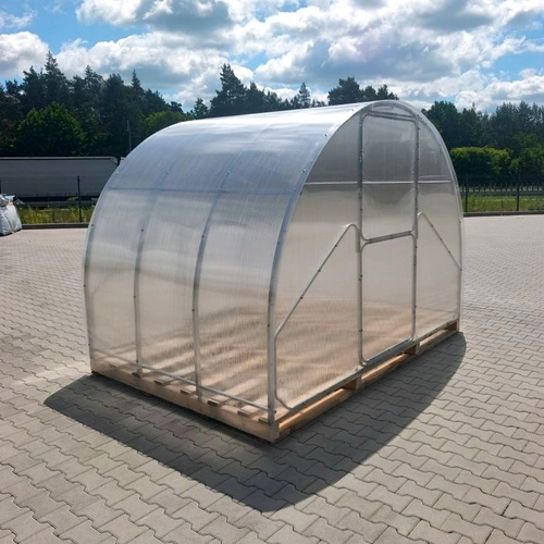 Оранжерия от Поликарбонат Sorbe Poli Pro с 2  двойни врати 3x6x2м (18 кв.м.) ➤ топ цена ➤ sorbe.bg
