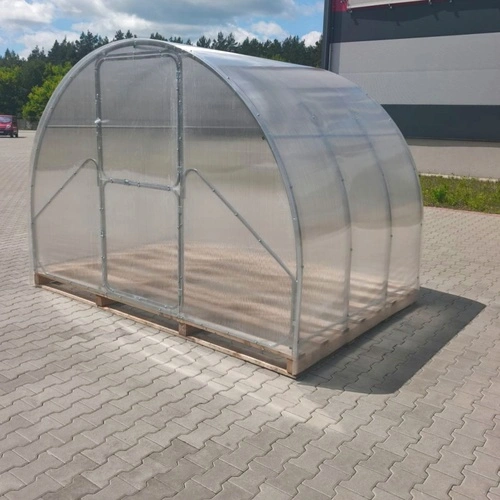 Оранжерия от Поликарбонат Sorbe Poli Pro с 2  двойни врати 3x6x2м (18 кв.м.) ➤ топ цена ➤ sorbe.bg