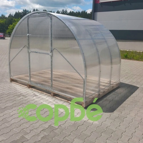 Оранжерия от Поликарбонат Sorbe Poli Pro с 2  двойни врати 3x8x2м (24 кв.м.) ➤ топ цена ➤ sorbe.bg