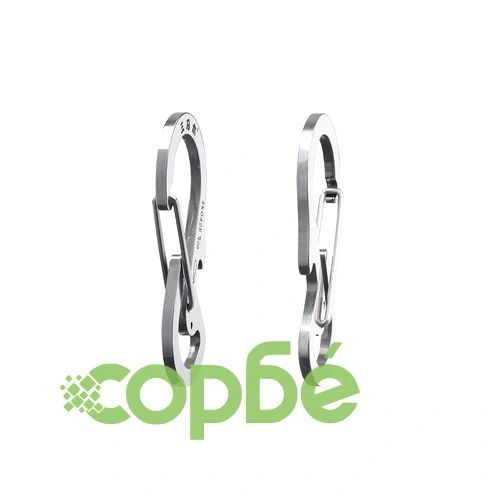 Ключодържател карабинер от неръждаема стомана SK042Е ➤ топ цена ➤ sorbe.bg