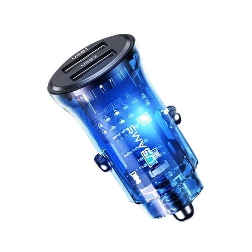 Зарядно за кола, USAMS US-CC162 C31 15W, 2 изхода А+А CC162CC01 ➤ топ цена ➤ sorbe.bg