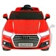 Електрически детски автомобил Audi Q7, червен, 6 V