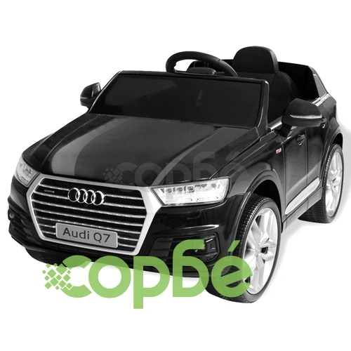 Електрически детски автомобил Audi Q7, черен, 6 V ➤ топ цена ➤ sorbe.bg