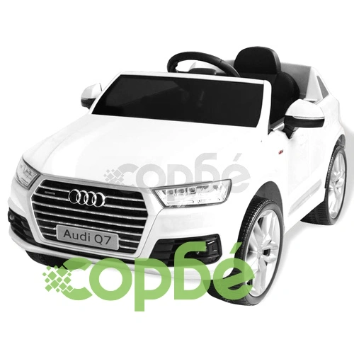 Електрически детски автомобил Audi Q7, бял, 6 V ➤ топ цена ➤ sorbe.bg
