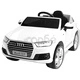 Електрически детски автомобил Audi Q7, бял, 6 V