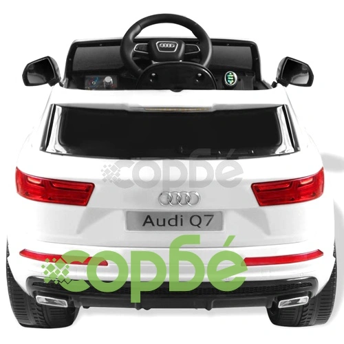 Електрически детски автомобил Audi Q7, бял, 6 V ➤ топ цена ➤ sorbe.bg