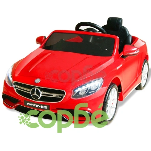 Акумулаторна кола Mercedes Benz AMG S63, червена, 12V ➤ топ цена ➤ sorbe.bg