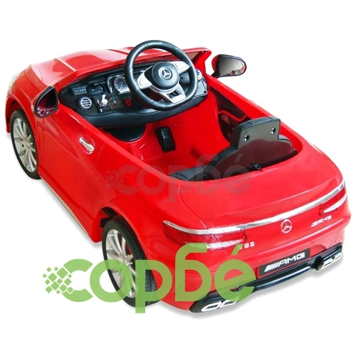 Акумулаторна кола Mercedes Benz AMG S63, червена, 12V ➤ топ цена ➤ sorbe.bg