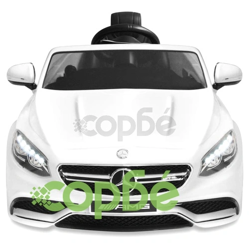 Акумулаторна кола Mercedes Benz AMG S63, бяла, 12V ➤ топ цена ➤ sorbe.bg