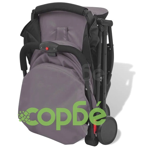 Детска сгъваема количка Pocket Buggy, сива, 89x47,5x104 cм ➤ топ цена ➤ sorbe.bg