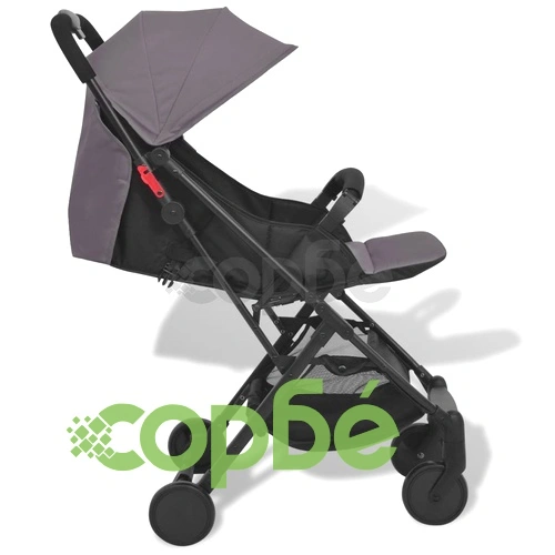 Детска сгъваема количка Pocket Buggy, сива, 89x47,5x104 cм ➤ топ цена ➤ sorbe.bg