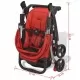 Бебешка количка тип бъги, червена, 102x52x100 см 