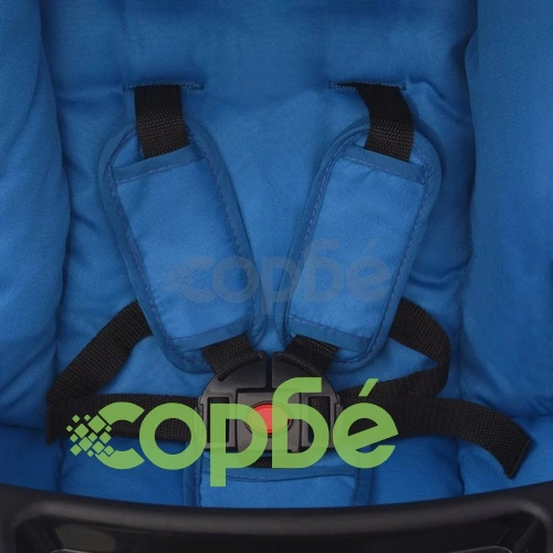 Бебешка количка тип бъги, синя, 102x52x100 см  ➤ топ цена ➤ sorbe.bg