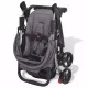Бебешка количка тип бъги, сива, 102x52x100 см 