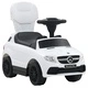 Детска кола за яздене и бутане Mercedes Benz GLE63 бял