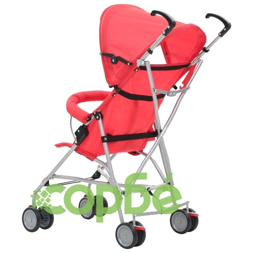Сгъваема детска количка тип бъги, червена, стомана ➤ топ цена ➤ sorbe.bg