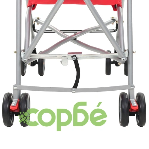 Сгъваема детска количка тип бъги, червена, стомана ➤ топ цена ➤ sorbe.bg