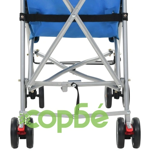 Сгъваема детска количка тип бъги, синя, стомана ➤ топ цена ➤ sorbe.bg