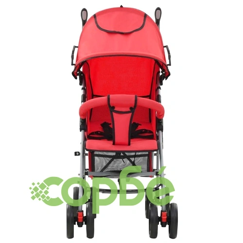 Сгъваема детска количка/бъги 2-в-1, червена, стомана ➤ топ цена ➤ sorbe.bg