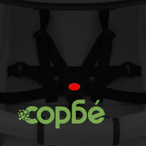 Сгъваема детска количка/бъги 2-в-1, черна, стомана ➤ топ цена ➤ sorbe.bg