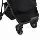 Детска/бебешка количка 2-в-1, червено и черно, стомана