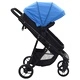 Детска/бебешка количка 2-в-1, синьо и черно, стомана