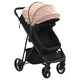 Детска/бебешка количка 2-в-1, таупе и черно, стомана