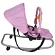 Бебешки люлеещ се шезлонг, розов