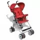 Лятна лека бебешка количка с модерен дизайн, червена