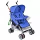 Детска количка с облегалка с 5-позиции, олекотена, синя